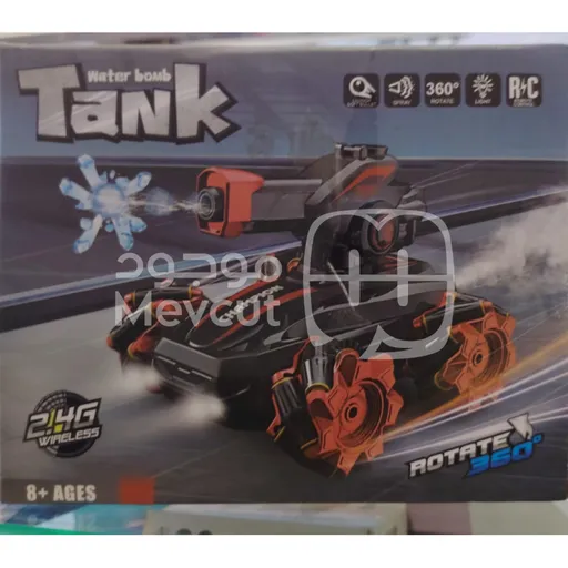 دبابة تحكم عن بعد مزودة ببطارية شحن