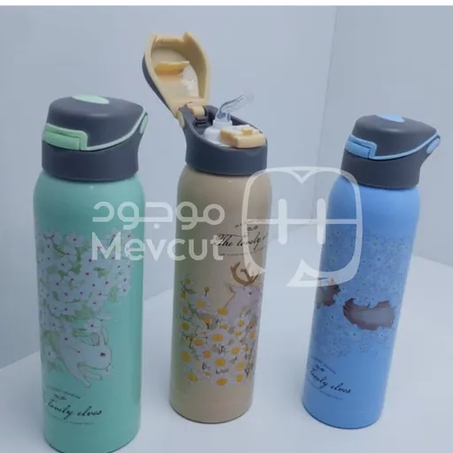 كوب حراري تصميم أسطواني أنيق