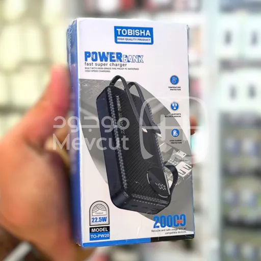 باور بانك TOBISHA سعة 20000mAh