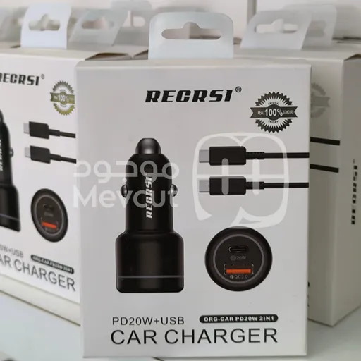 شاحن سيارة RECRSI PD20W + USB