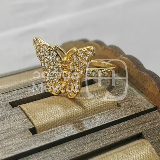 خاتم ذهب برازيلي تصميم مميز