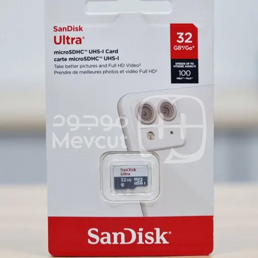 بطاقة ذاكرة SanDisk Ultra microSDXC UHS-I بسعة 32 جيجابايت