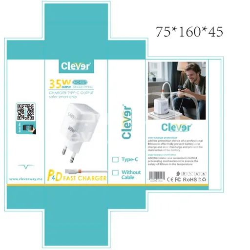 شاحن Clever بقوة 35 واط