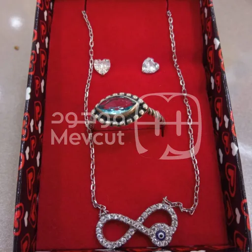 طقم فضة عيار 925 صياغه ايطالية