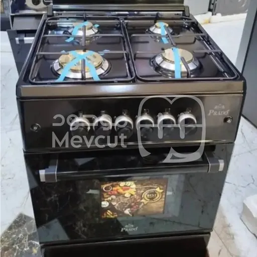 فرن غاز 4 رؤوس ماركة PRADO اشعال ذاتي مع فرن