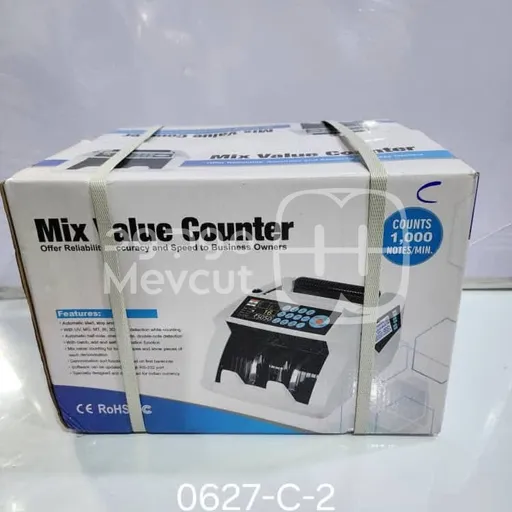 ماكينة كهربائية لعد الأوراق النقدية تدعم العد المختلط لفئات متعددة