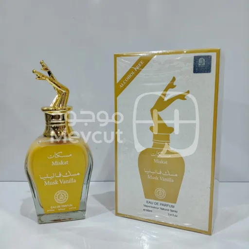عطر مسك فانيليا يجمع بين عبق المسك الأبيض الراقي ونفحات الفانيليا الدافئة