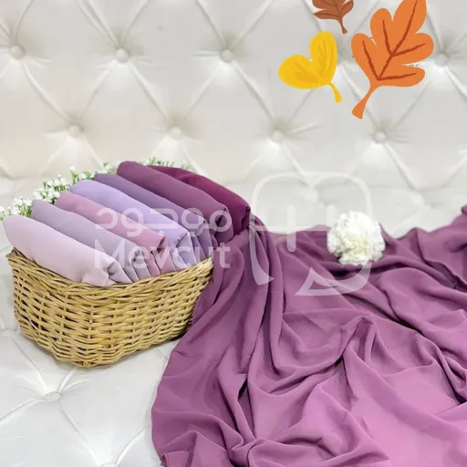 شال كريب سادة