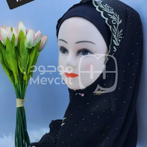شال عباية كلفة قماش كريب