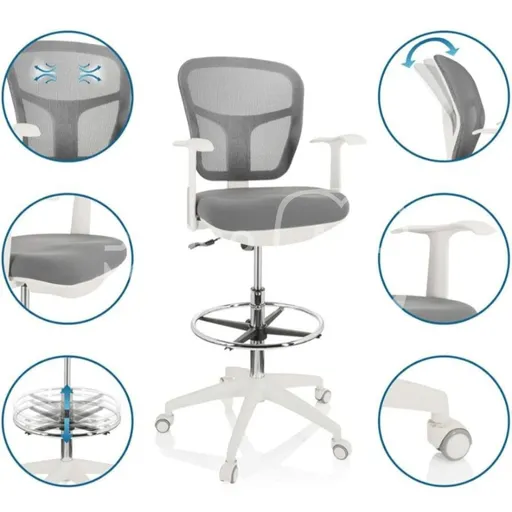 كرسي مكتبي عالي متعدد الاستخدامات