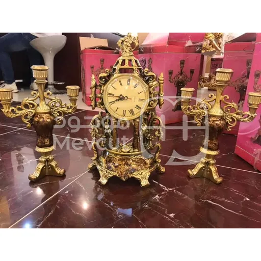 طقم ساعة ملكية فاخر كلاسيكي