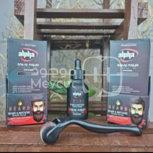 سيروم لنمو شعر اللحية والشارب Alpha Beard & Mustache Growth Serum