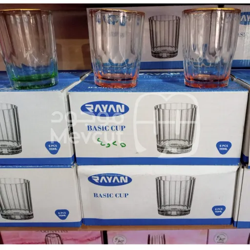 طقم كؤوس زجاجية - RAYAN BASIC CUP