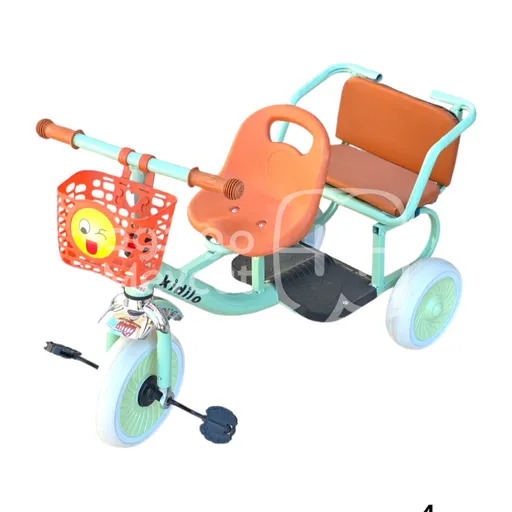 دراجة ثلاثية للأطفال بمقعدين