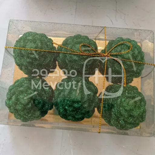 شموع زينة على شكل وردة