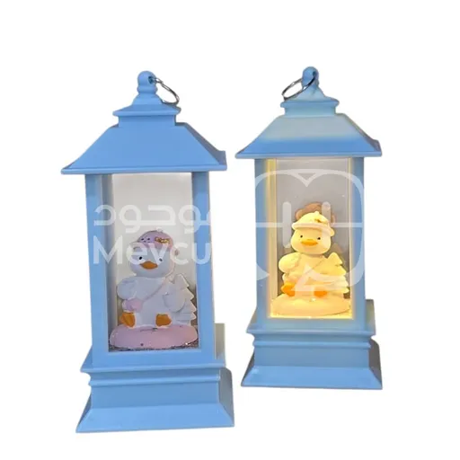 فانوس ديكوري مضيء بشكل مجسم