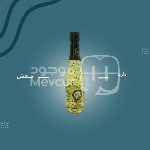 نكهة الأناناس والمانجو مع بذور الريحان