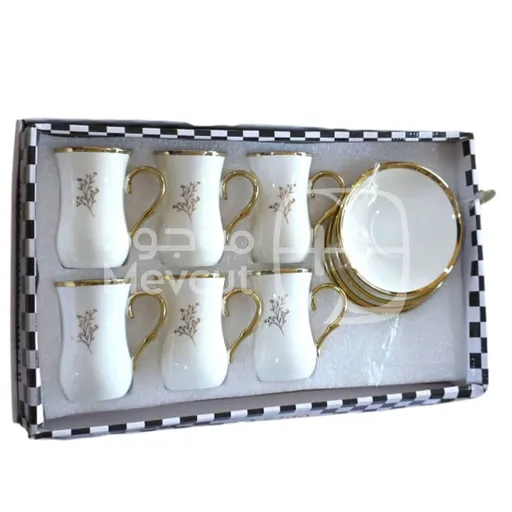 طقم فناجين شاي مع صحون