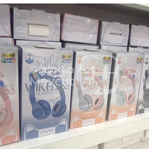 سماعات رأس لاسلكية (Cat Ear Wireless Headphone P47M)