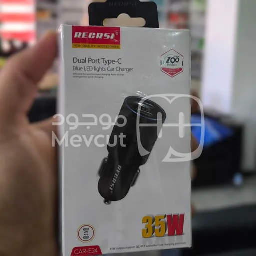 شاحن سيارة RECRSI CAR-E24 بقوة 35W