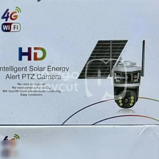 كاميرا مراقبة ذكية تعمل بالطاقة الشمسية (PTZ Camera)