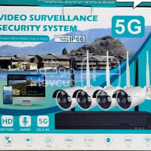 جهاز تسجيل NVR رباعي (يدعم 4 كاميرات)