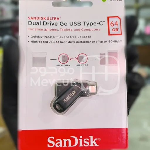 فلاشة SanDisk Ultra Dual Drive Go 64GB – USB Type-C
