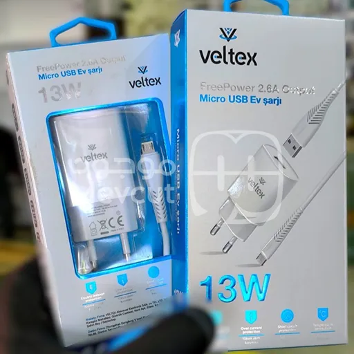 شاحن VELTEX 13W Micro USB Charger