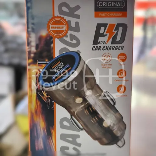 شاحن سيارة PD 60W