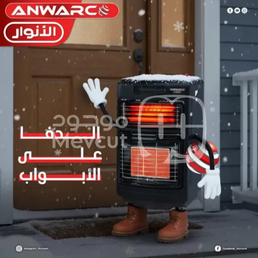 مدفأة كهربائية ماركة الأنوار