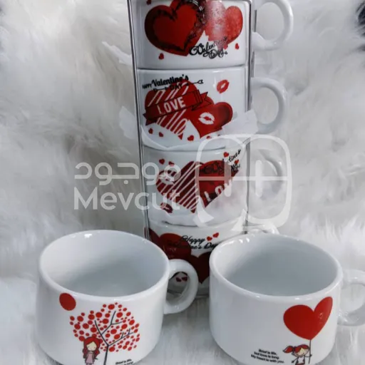 أكواب مزخرفة تصميم مميز