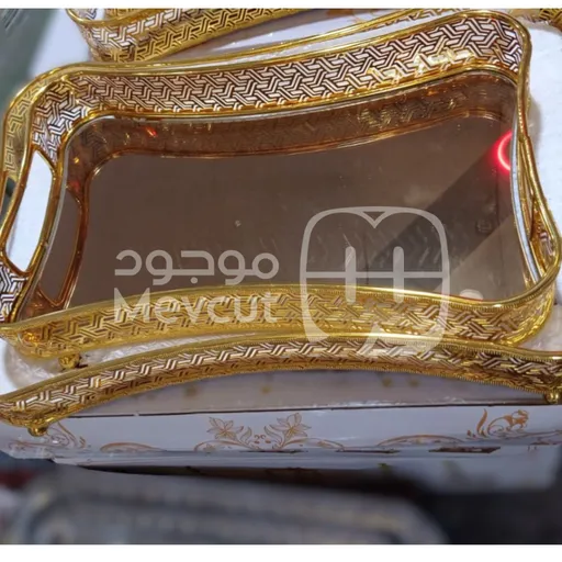 صينية مزخرفة أرضية عاكسة