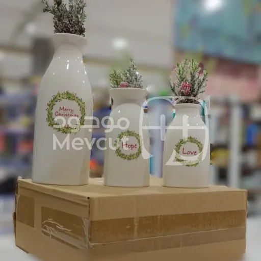 ثلاث فازات زينة/أواني ديكور