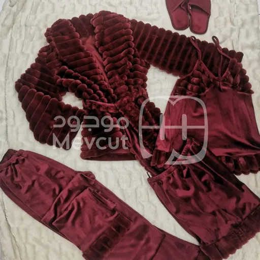 طقم بيجاما نسائي مكون من 5 قطع