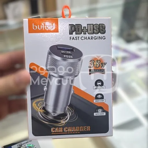 شاحن السيارة Bulub PD+USB Fast Charging