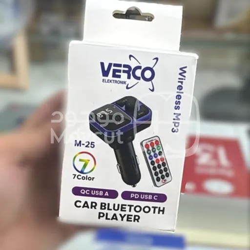 جهاز تشغيل البلوتوث والراديو للسيارة VERCO M-25