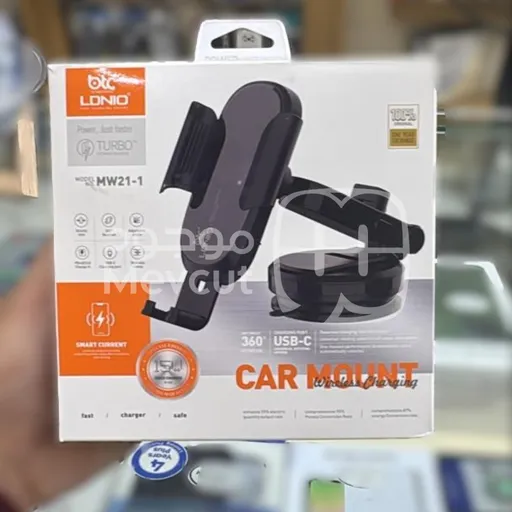 حامل جوال للسيارة LDNIO MW21-1 (مع شحن لاسلكي)