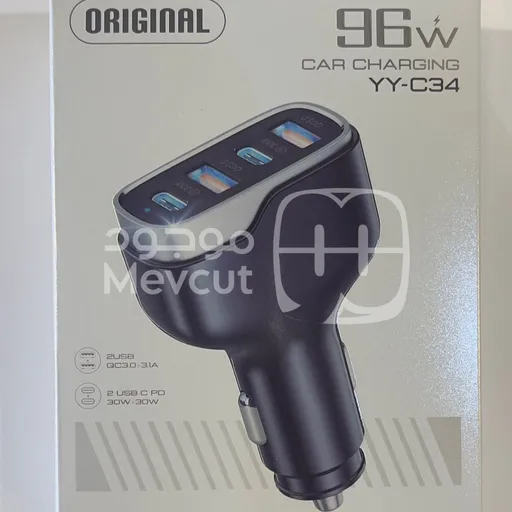 شاحن سيارة أصلي 96 واط (YY-C34)