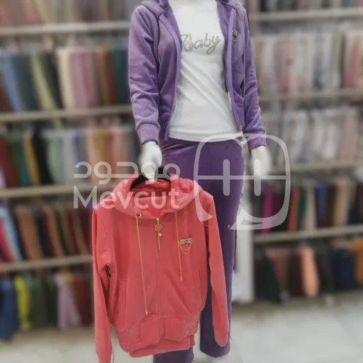 بيجامه مخمل تقيل قلب فرو